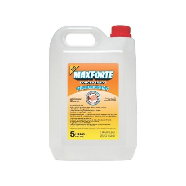 Max forte detergente x5lts.