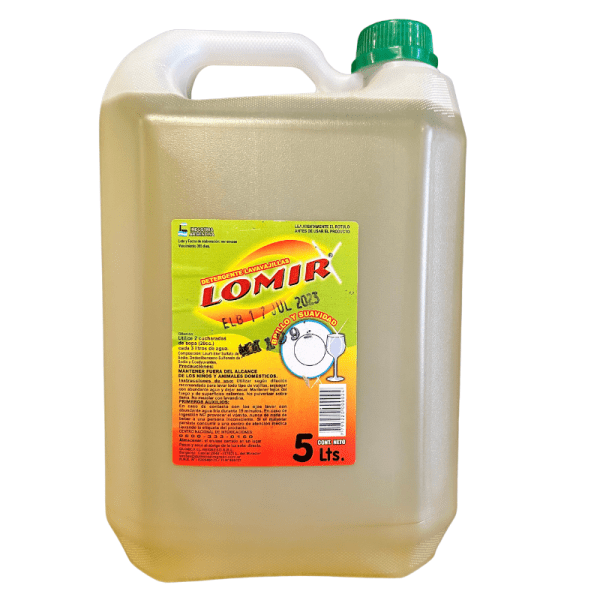 Detergente Lavavajilla Limon  x 5lts