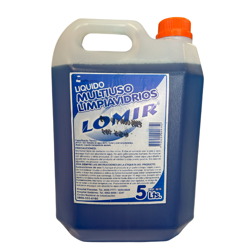 Limpia Vidrios  y Multiuso x 5lts
