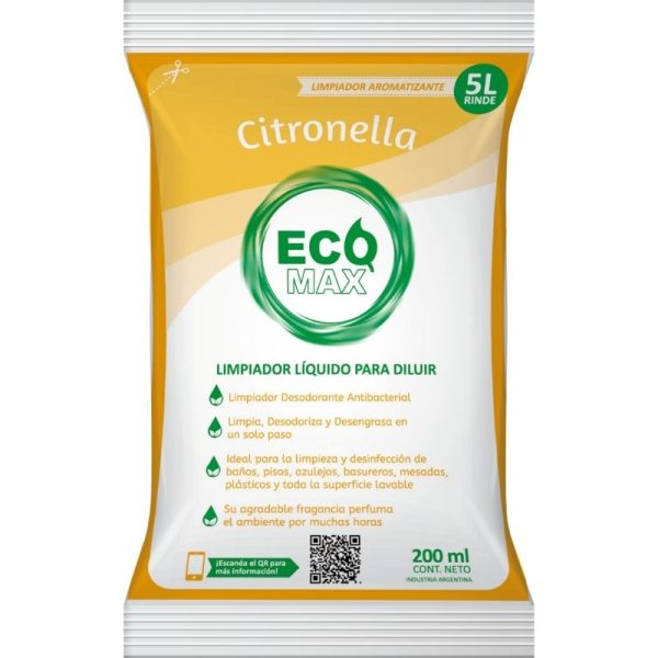 Desinf Ecomax Seiq Citronella